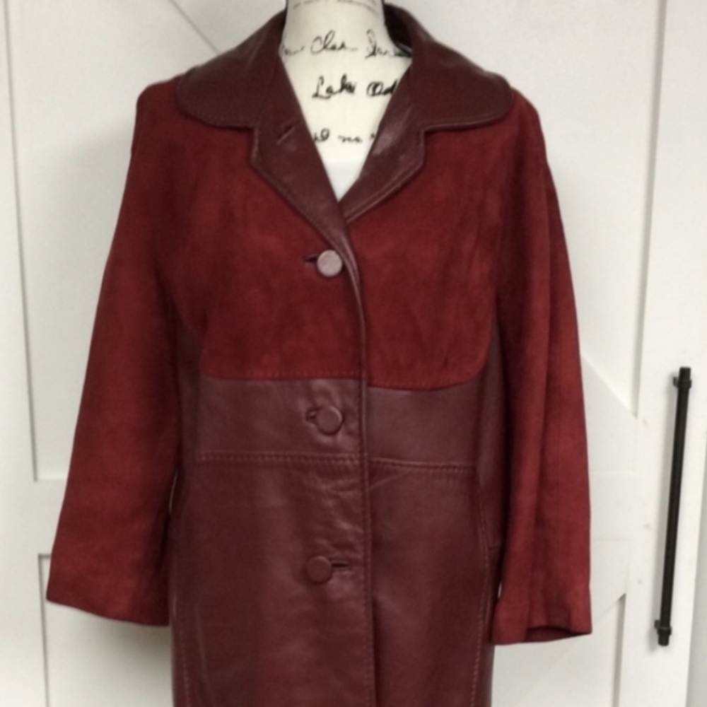 BEAUTIFUL Suede and Leather Coat